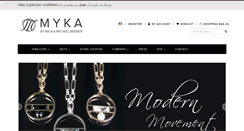 Desktop Screenshot of mykadesigns.com