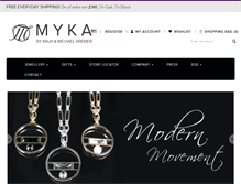 Tablet Screenshot of mykadesigns.com